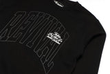 Sweater - Alma Mater Crewneck ( Washed Black )