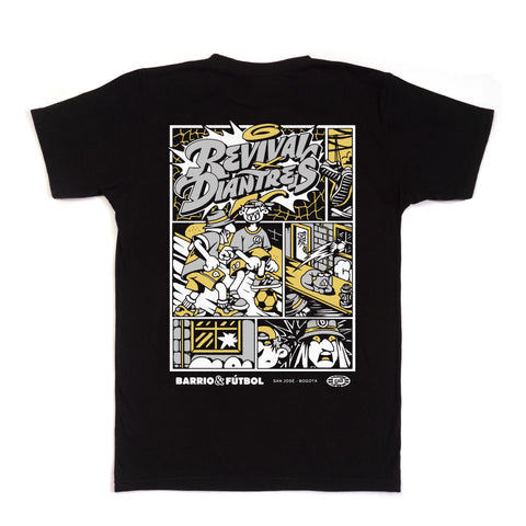 Camiseta - Diantres x Revival - Barrio & Futbol Tee