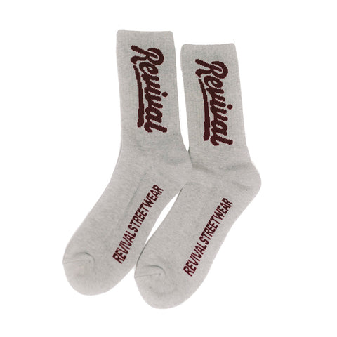 Medias -  Script Socks ( Gris )