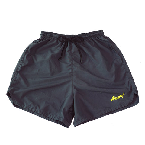 Short - Retro running Shorts ( Charcoal )